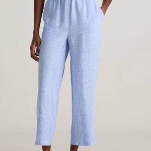 Quince 100% European Linen Pants in French Blue size small